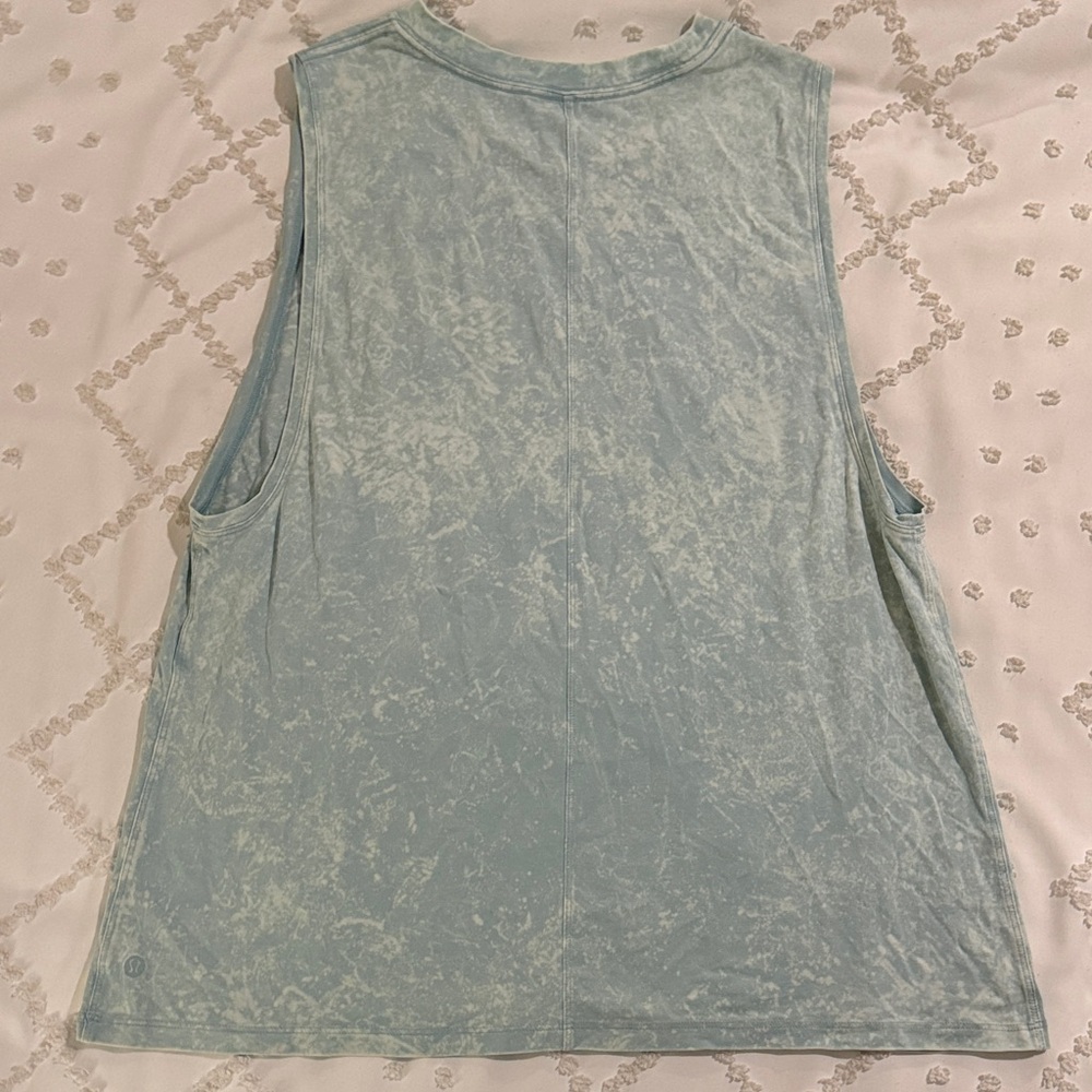lululemon athletica Light Blue Muscle Tee - Picture 2 of 5